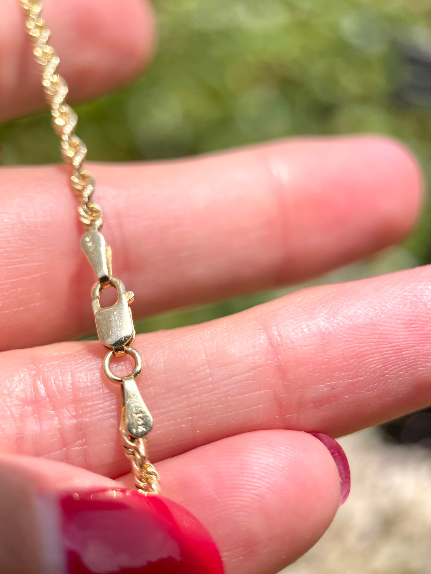 Classic Rope Chain Bracelet - 14 K Yellow Gold